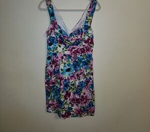 B. Smart Multicolor Floral Mini Dress/ Top